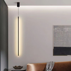 โคมไฟ LED โมเดิร์นสีดำซิลิโคนอ่อนนุ่มโคมไฟระย้าสำหรับห้องนั่งเล่นห้องนอนทางเข้าบาร์แสงสว่าง SX-118 - Product Image 1