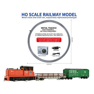 Locomotora de Vapor Estadounidense 040 de Metal a Escala 1:87, Juego de Actualización Fundido a Presión con Vías y Colección de Trenes <span class=keywords><strong>Santa</strong></span> <span class=keywords><strong>Fe</strong></span> - Product Image 3
