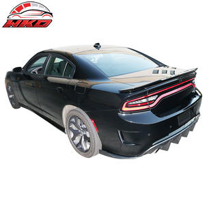 Alerón Trasero Estilo V2 para Dodge Charger 2015-2023, Faldón Lateral con Estampado de Fibra de Carbono, Kit de Carrocería de Alta Calidad - Product Image 2
