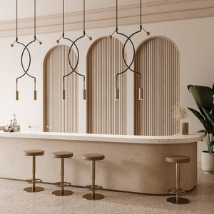 Modern Arched Chandelier Gold Body E27 Led Light Single Head Design For Home Lighting - Product Image 5