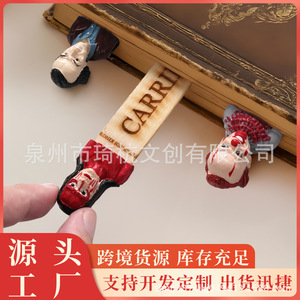 Cartoon Horror Novel <b>Bookmarks</b> Plastic Resin Reusable Gift For Reading - Product Image 5