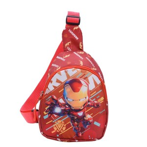 Sac de poitrine Marvel de dessin animé adorable en vente chaude, sac à bandoulière de voyage pour enfants Spider-Man Thor, cadeaux personnalisés pour enfants, personnalisable - Product Image 6