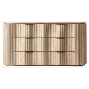 Cómoda Byron de 6 cajones, muebles de alta calidad para el hogar, cómoda de dormitorio de madera maciza con 6 cajones, gabinete de almacenamiento - Product Image 6