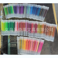 Lot de 60 stylos gel en plastique 0,8 mm à paillettes, couleurs fixes, vente en gros, promotionnels, pour peinture, modèle transfrontalier très demandé