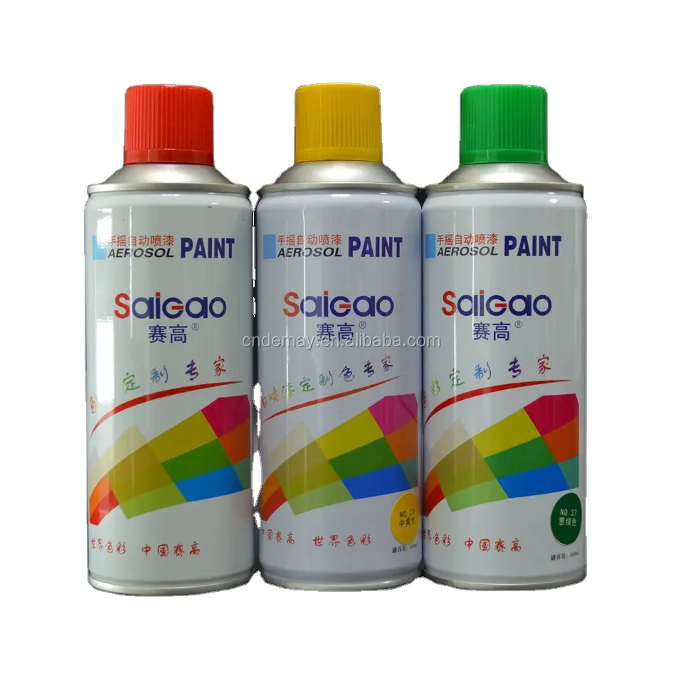 2024 ขายดีที่สุด 400ml สเปรย์สีอะคริลิคสเปรย์กระป๋องขวดสีสเปรย์บริษัท