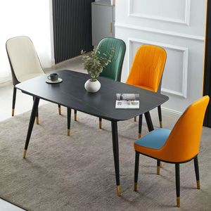 <span class=keywords><strong>Chaises</strong></span> <span class=keywords><strong>de</strong></span> <span class=keywords><strong>salle</strong></span> <span class=keywords><strong>à</strong></span> <span class=keywords><strong>manger</strong></span> en métal et cuir <span class=keywords><strong>de</strong></span> style nordique, mobilier <span class=keywords><strong>de</strong></span> <span class=keywords><strong>salle</strong></span> <span class=keywords><strong>à</strong></span> <span class=keywords><strong>manger</strong></span> moderne <span class=keywords><strong>de</strong></span> luxe pour hôtel et restaurant, prix d'usine - Product Image 2