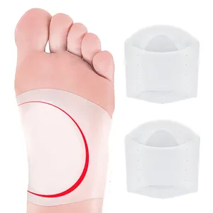 Silicon Compression Arch Support Sleeves, Plantar Fasciitis Foot Pain Relief Cushions for Flat Feet, Fallen Arches&Achy Feet