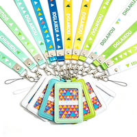 Porte-clés personnalisé imprimé sur mesure, cordon de cou, médaille, lanières en polyester par sublimation avec logo personnalisé