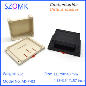Szomk Plastic <strong>Enclosure</strong> AK-P-03 115X90X40mm <strong>Din</strong> <strong>Rail</strong> <strong>Enclosure</strong> Plastic Abs - Product Image 4
