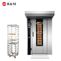 Grand 10 12 32 plateau biscuit mini petit four rotatif industriel à moteur diesel d'occasion machine à fabriquer le pain pour la vente en Italie de Turquie
