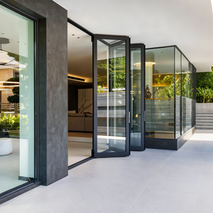 Puertas Plegables de Patio Interiores Modernas y Minimalistas de Aleación de Aluminio, Estándar NFRC, Vidrio Templado Doble, Garantía de 5 Años, Gran Venta - Product Image 2