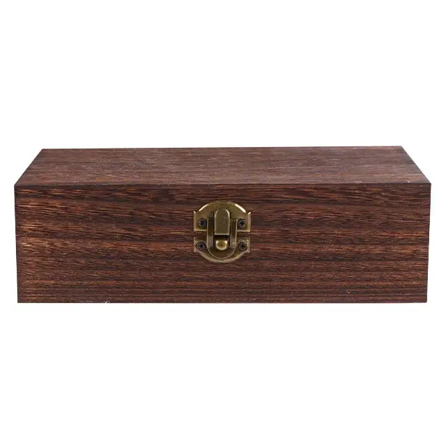 보석 팔찌 선물 보관 보석을위한 빈티지 보물 상자 장식 나무 상자