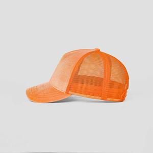 Design Custom 5 Panel Embroidery Two Tone Corduroy Baseball Cap 5 Panel <b>Hat</b> Unstructured - Product Image 1