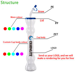 Offre Spéciale personnalisé jetable LFGB jus <span class=keywords><strong>bière</strong></span> <span class=keywords><strong>Slash</strong></span> tasse Double bulle en plastique cour Slush bouteille pour parc à thème - Product Image 2
