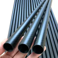 RJX 25mm 30mm 40mm 45mm 50mm 60mm 70mm 80mm 100mm 100% Tube en fibre de carbone 3K
