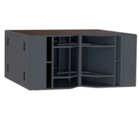 Sistem Suara PA-TFS900B Dual Subwoofer 18 Inch High Power 1600w Bass untuk Konser Outdoor, Sistem Suara Panggung Profesional