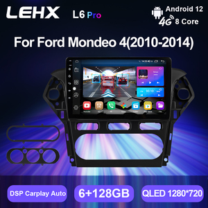 Lehx 8 Core 5G Android 12 2 DIN Xe Đài Phát Thanh Video Player Cho Ford Mondeo 4 Mk4 2010 2014 Autoradio Carplay GPS Xe Máy Nghe Nhạc DVD - Product Image 2
