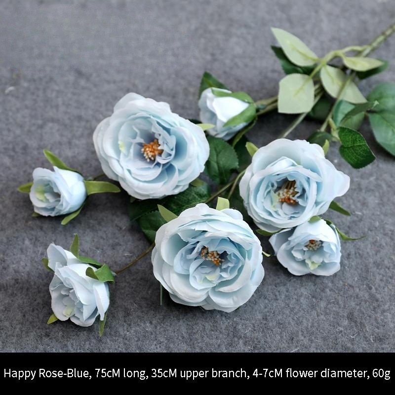 30 cm Artificial Flower Square Base for Office Reception UV Resistant ...