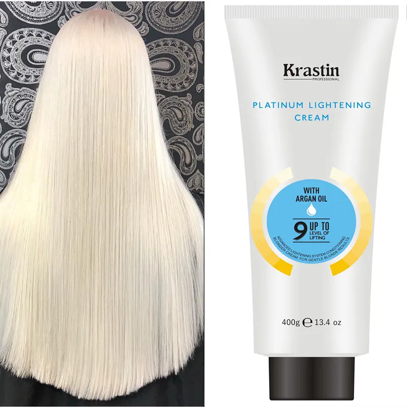 Krastin profesyonel saç beyazlatıcı krem saç boyası için decolor ürünleri aydınlatma krem krem saç boyası