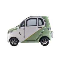 Quadricycle électrique fermé 3 places certifié UE, multi-batteries, longue portée