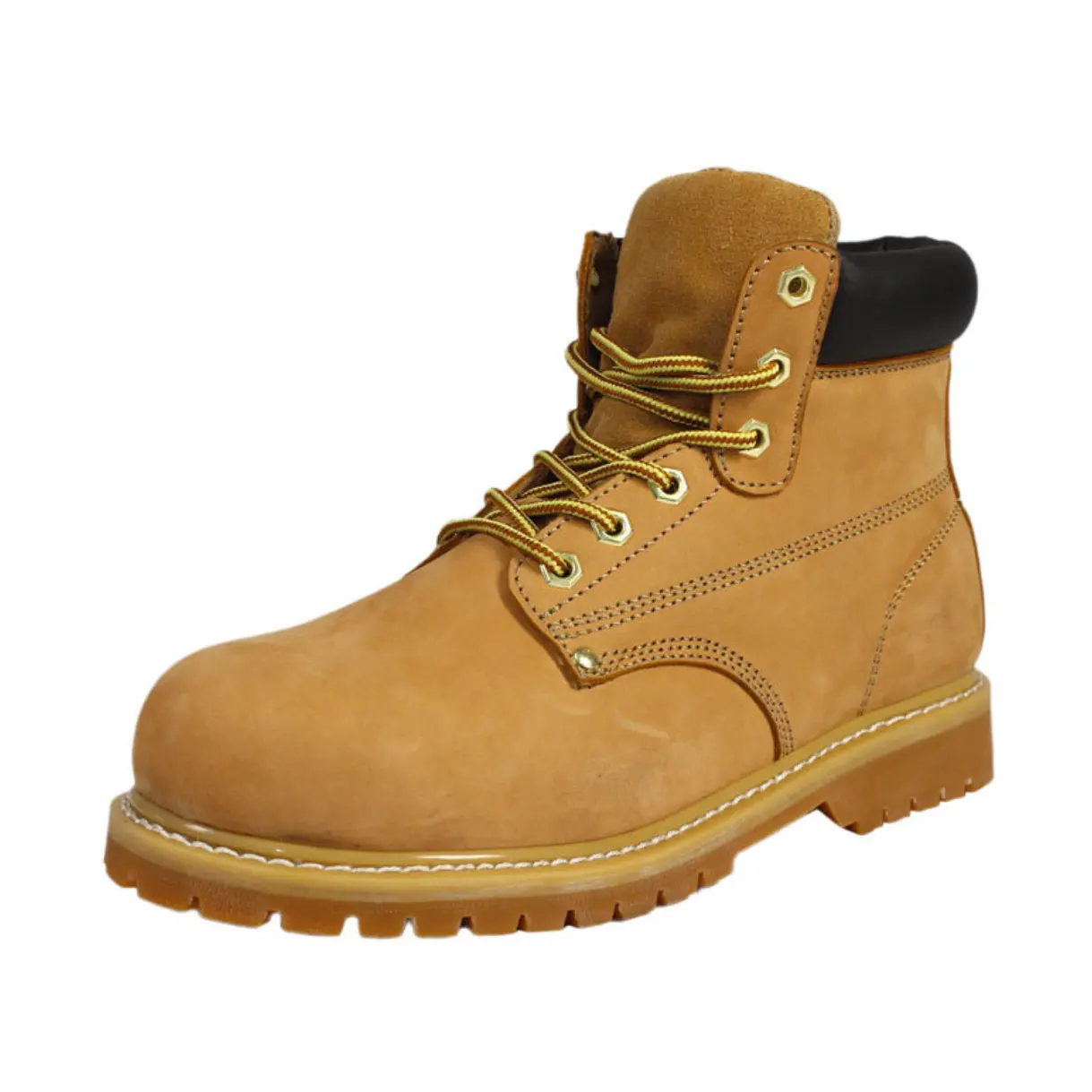 High Quality Industrial Leather Water Proof Men Working Safety Shoes Boots