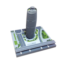 Modèle d'architecture de maison à l'échelle en impression 3D personnalisée, maquette, prototype, échantillon, fichiers STL Gaojie, services d'impression 3D SLA