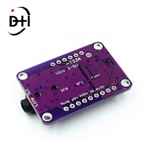 โมดูลถอดรหัสเสียงสเตอริโอ UDA1334A I2S DAC บอร์ดโมดูล 1334 DAC สำหรับ Arduino 3.3V-5V ผลิตภัณฑ์ไอซีประสิทธิภาพสูง - Product Image 3