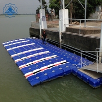 Matériau HDPE Partie HDPE Dock flottant de bateau en plastique Docks de bateau à conduire Fournitures marines pour la marche Cubes de quai flottant