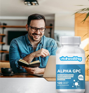 Vitahealthy Private <strong>Label</strong> <strong>Brain</strong> <strong>Function</strong> Alpha GPC Glycerylphosphorylcholine Capsules Supports Memory <strong>Brain</strong> Boosts Focus - Product Image 5