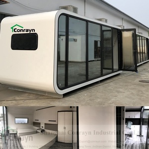Vente chaude maisons préfabriquées modulaires hôtel apple cabine en acier léger bungalow - Product Image 5