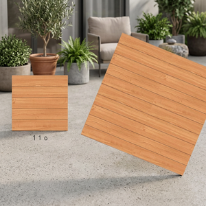 Baldosas de cerámica marrón marca Vistaar 300x300mm Digital 12x12 esmaltadas 30x30 listas para exportar desde fábrica india en Foshan - Product Image 1