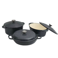 Olla de Hierro Fundido Esmaltado para Sopa y Guisos
