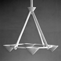 Lustre en pierre de plâtre blanche de style nordique, design artistique italien, LED en béton, télécommande, haute luminosité, pour intérieur, villa, salon, salle à manger