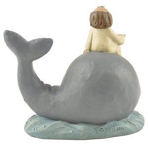 Figura Religiosa de Resina: Jonas y la Ballena "Llamado por el Señor" Regalo Cristiano, Símbolo de Esperanza y Respuesta Divina - Product Image 4