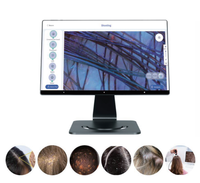 Portable WiFi AI Scalp Analyzer Hair Follicle Analysis Machine Scalp Scanner with Report for Hair Loss Detection Salon Use