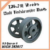 Poulie à 3 rainures en acier pour embrayage électrique diesel Tianfengde, courroie trapézoïdale, personnalisable OEM, garantie 1 an