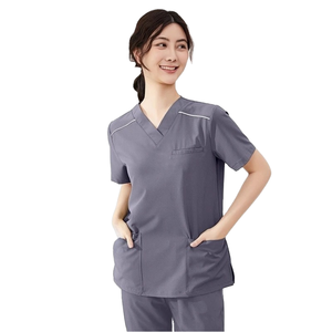 Vẻ Đẹp Thiết Kế Thời Trang Nhãn Hiệu Riêng Tùy Chỉnh Làm Việc Căng Y Tá Y Tế Tẩy Tế Bào Chết Tops Bộ Y Tế Điều Dưỡng Tẩy Tế Bào Chết Đồng Phục Bộ - Product Image 1