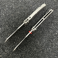 Couteau pliant de luxe en acier M390 de haute précision CNC BM 9400, manche en titane TC4, couteau de poche tactique de survie en plein air, outil EDC