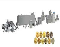 Ligne de production complète de snacks de maïs fourrés, machine de fabrication de snacks croustillants fourrés au chocolat