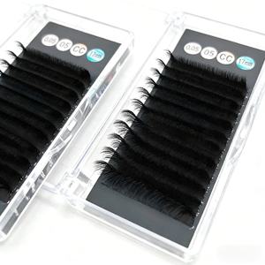 ถาดต่อขนตาแบบพรีเมียม รุ่น Volume Soft Silk Lash Tray Extensions CC D Cashmere Matte Black สำหรับต่อขนตา - Product Image 6