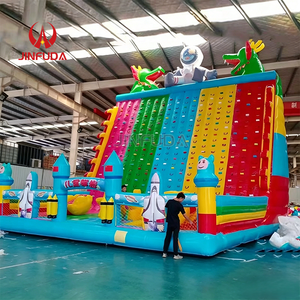 <span class=keywords><strong>Torre</strong></span> <span class=keywords><strong>de</strong></span> Escalada Inflable con Forma <span class=keywords><strong>de</strong></span> Cohete, Colores Brillantes, para Campamentos y Eventos Festivos - Product Image 4