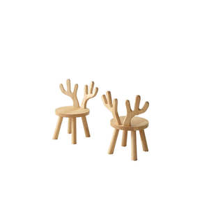 Taburete Infantil Creativo con Forma de Ciervo de Dibujos Animados, Silla para Niños Pequeños, Respaldo Bonito, Estilo Moderno y Lujoso, Ecológico, para Dormitorio - Product Image 2