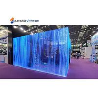 UHLED şeffaf Led Film şeffaf cam LED ekran LED kristal ince Film ekran şeffaf Film ekran cam