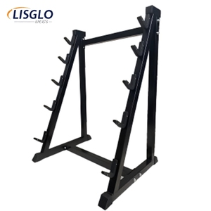 Support de rangement commercial robuste en acier pour 5 barres de musculation, support fixe pour barres droites et <span class=keywords><strong>EZ</strong></span> <span class=keywords><strong>Curl</strong></span>, équipement de gym personnalisable avec logo - Product Image 5