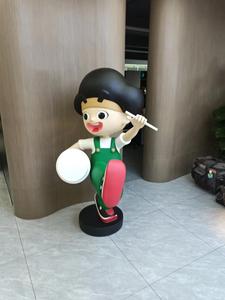 K702 benvenuto pubblico ospite succo di bevanda tizio statua del ristorante negozio di cartone animato commerciale statuetta di ornamenti d'arte figurativo - Product Image 3
