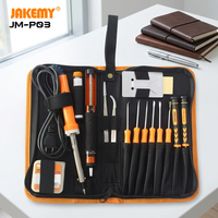 Kit d'outils portables 17-en-1 pour réparation électronique et soudure, sac à outils en acier au chrome-vanadium certifié CE, compatible OEM, mobile