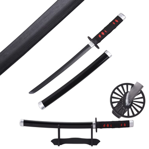 In magazzino a tariffe basse nuove vendite Mini cacciatrice di demoni Tanjirou Anime In legno spada giocattolo <span class=keywords><strong>S</strong></span> viene fornito con puzzolenza - Product Image 1