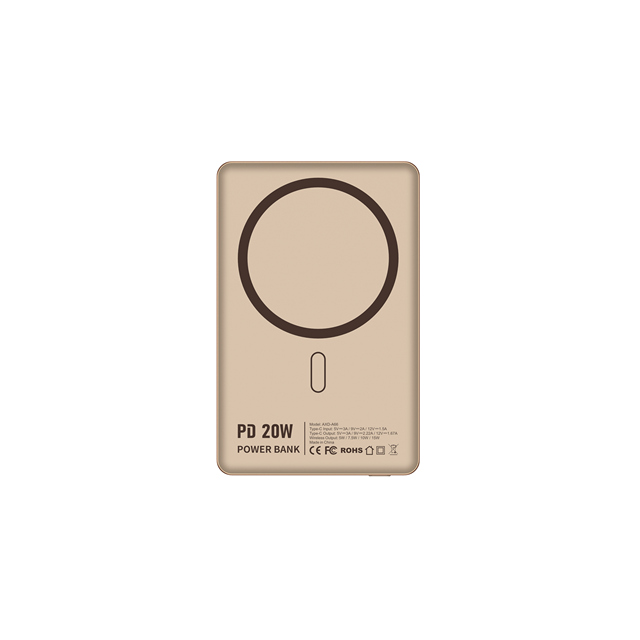 Magnetic 5000mAh 10000mAh Fast Charging Aluminum Alloy Case Power Bank PD 22.5W Fast Charging Wireless Charger Power Bank