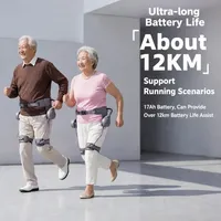 Exosquelette pour membre inférieur : assistance au levage de la jambe, favorise la marche en pas courts et améliore la mobilité