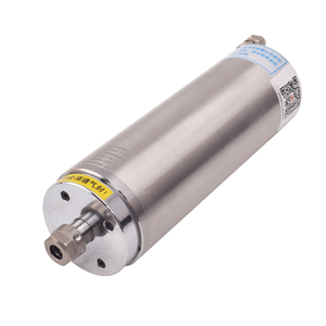 แกนมอเตอร์ Er Spindle 0.8kw 1.5kw ระบายความร้อนด้วยน้ำ 800w สำหรับแกะสลักโลหะ แกนมอเตอร์เราเตอร์ 0.8kw แกนมอเตอร์ 1.5kw - Product Image 1